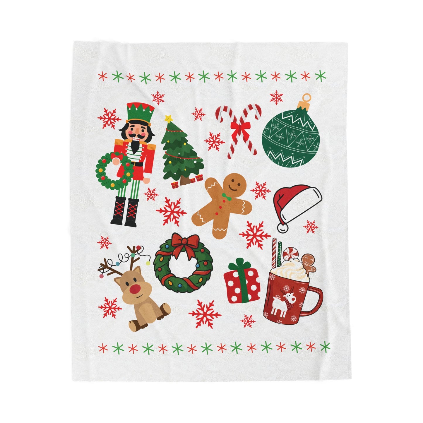 Cozy Holiday Blanket (V2), Warm Throw for Christmas Decor, Festive Gift for Winter Celebrations, Soft Blanket for