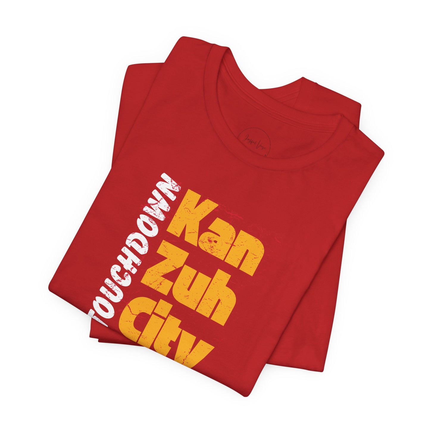 Red Touchdown Kan Zuh City Tee