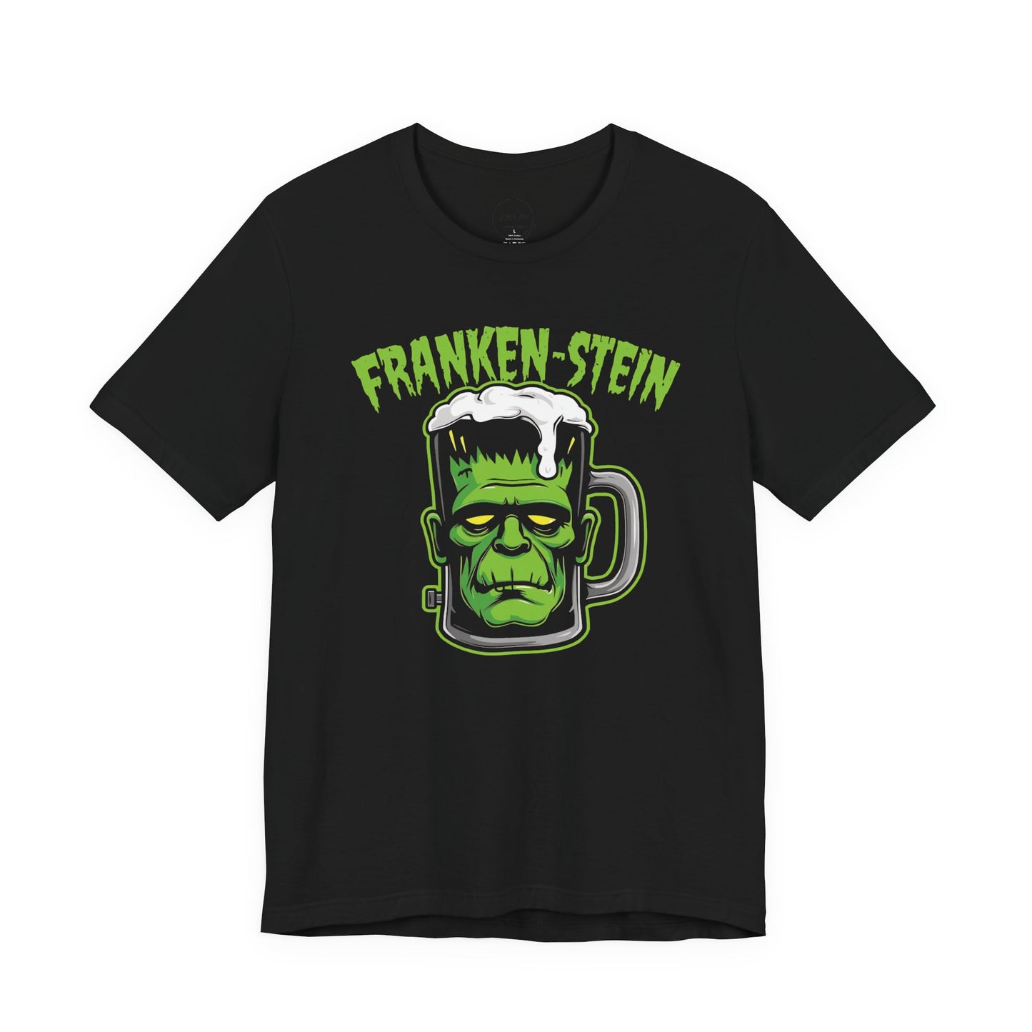 Halloween Frankenstein Tee, Frankenstein, Beer Mug, Funny Shirt, Gift, Spooky Season, Graphic Tee