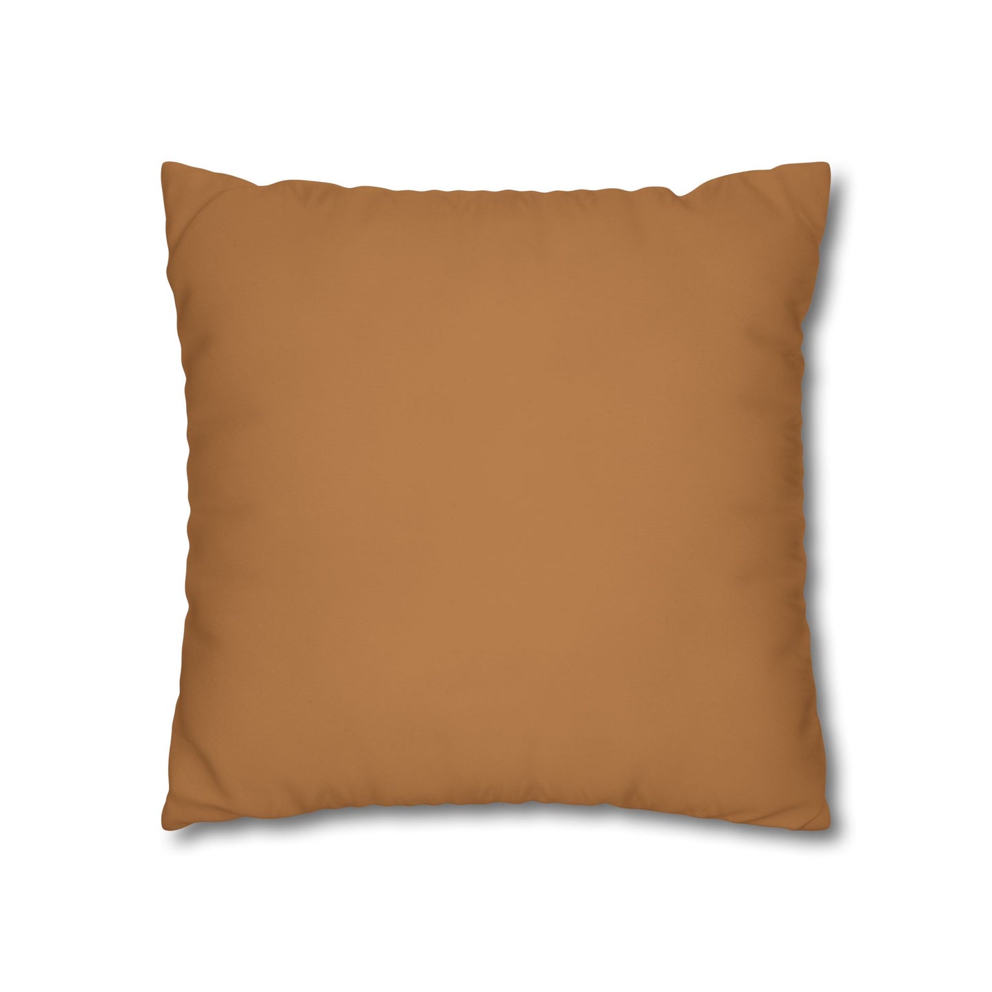 Brown pillow on a white background