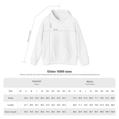 Blessed Unisex Heavy Blend™ Hooded Sweatshirt (ROYAL), Cozy Gift for Him or Her, Faith-Based Apparel, Spiritual Hoodie, Casual Streetwear