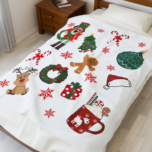 Cozy Holiday Blanket (V3), Warm Throw for Christmas Decor, Festive Gift for Winter Celebrations, Soft Blanket for [...]