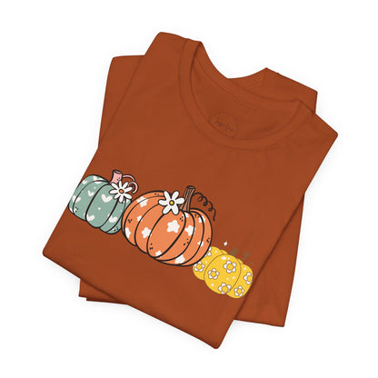 Pumpkin Patch Tee (DARK GREY HEATHER) - Fall Vibes, Halloween Shirt, Autumn Fashion, Unisex Tee, Seasonal Apparel