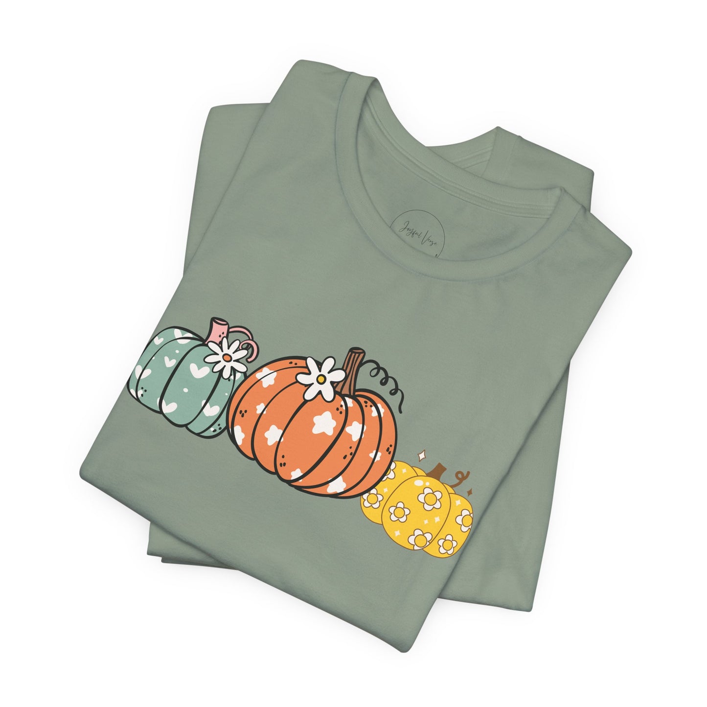 Pumpkin Patch Tee (DARK GREY HEATHER) - Fall Vibes, Halloween Shirt, Autumn Fashion, Unisex Tee, Seasonal Apparel