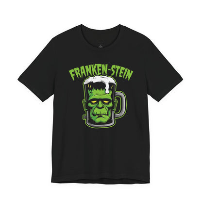 Halloween Frankenstein Tee, Frankenstein, Beer Mug, Funny Shirt, Gift, Spooky Season, Graphic Tee